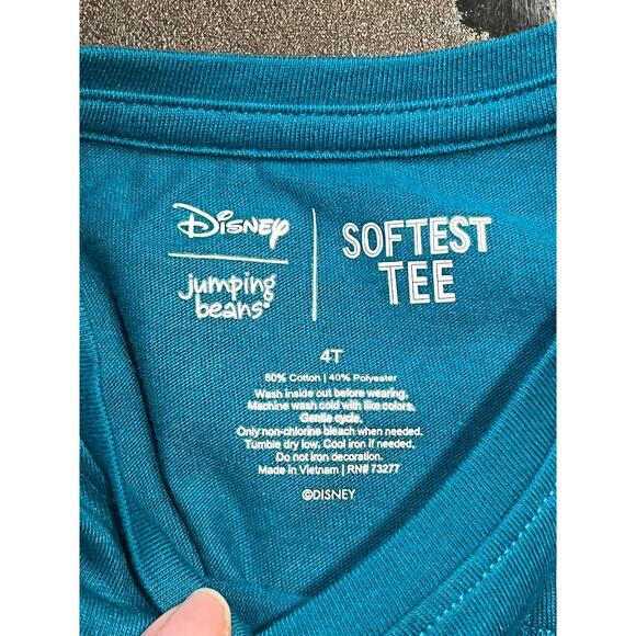Disney Jumping Beans Softest Tee Long sleeve Girls Size 4T Twins New - Picture 3 of 4